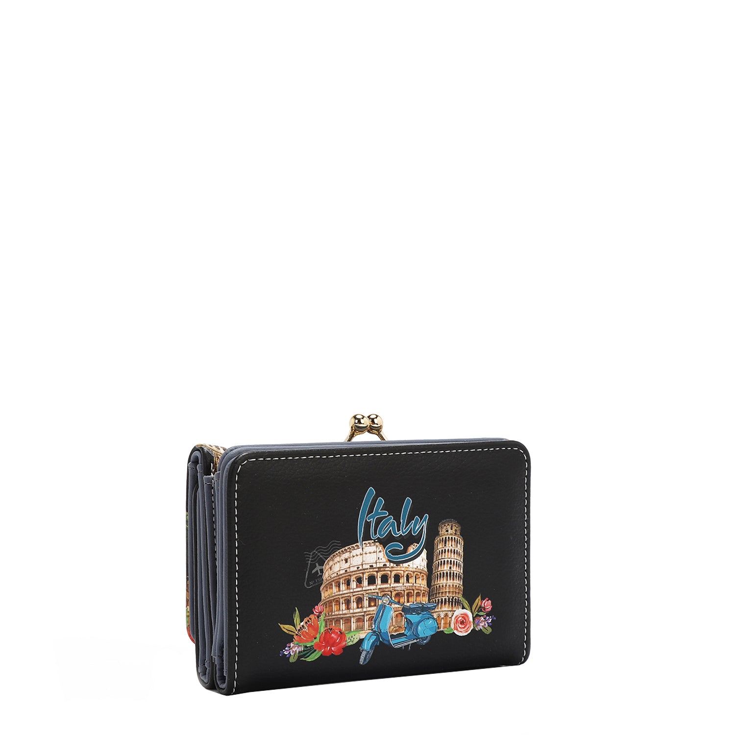 AGUSTINA Genuine Leather Trifold Wallet for Men - RFID Blocking, Multiple Card Slots & ID Window - Perfect for Travel, Business & Everyday Use