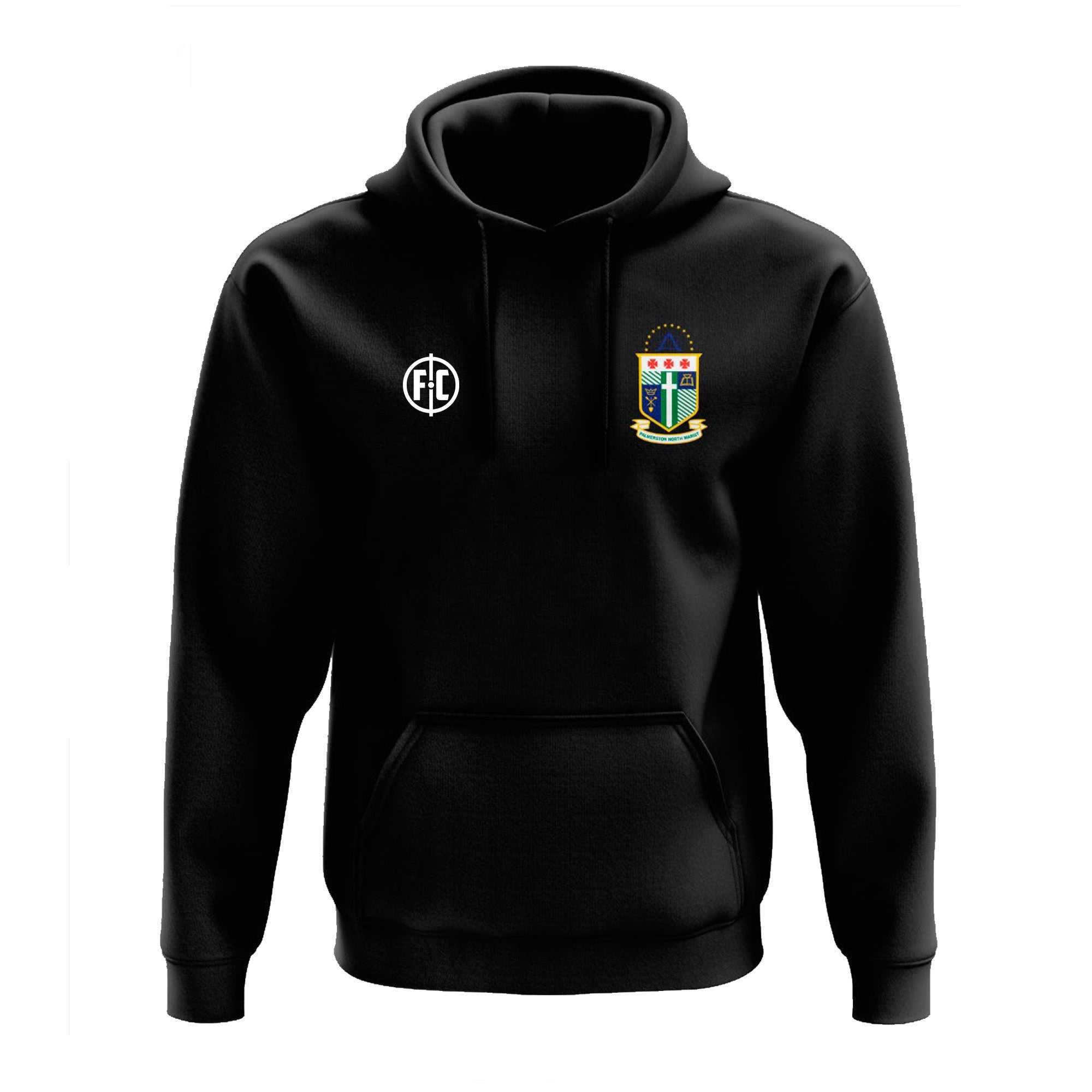 Palmerston North Marist Club Hoodie with Pocket Print - Comfortable Pullover for Sports, School & Casual Wear