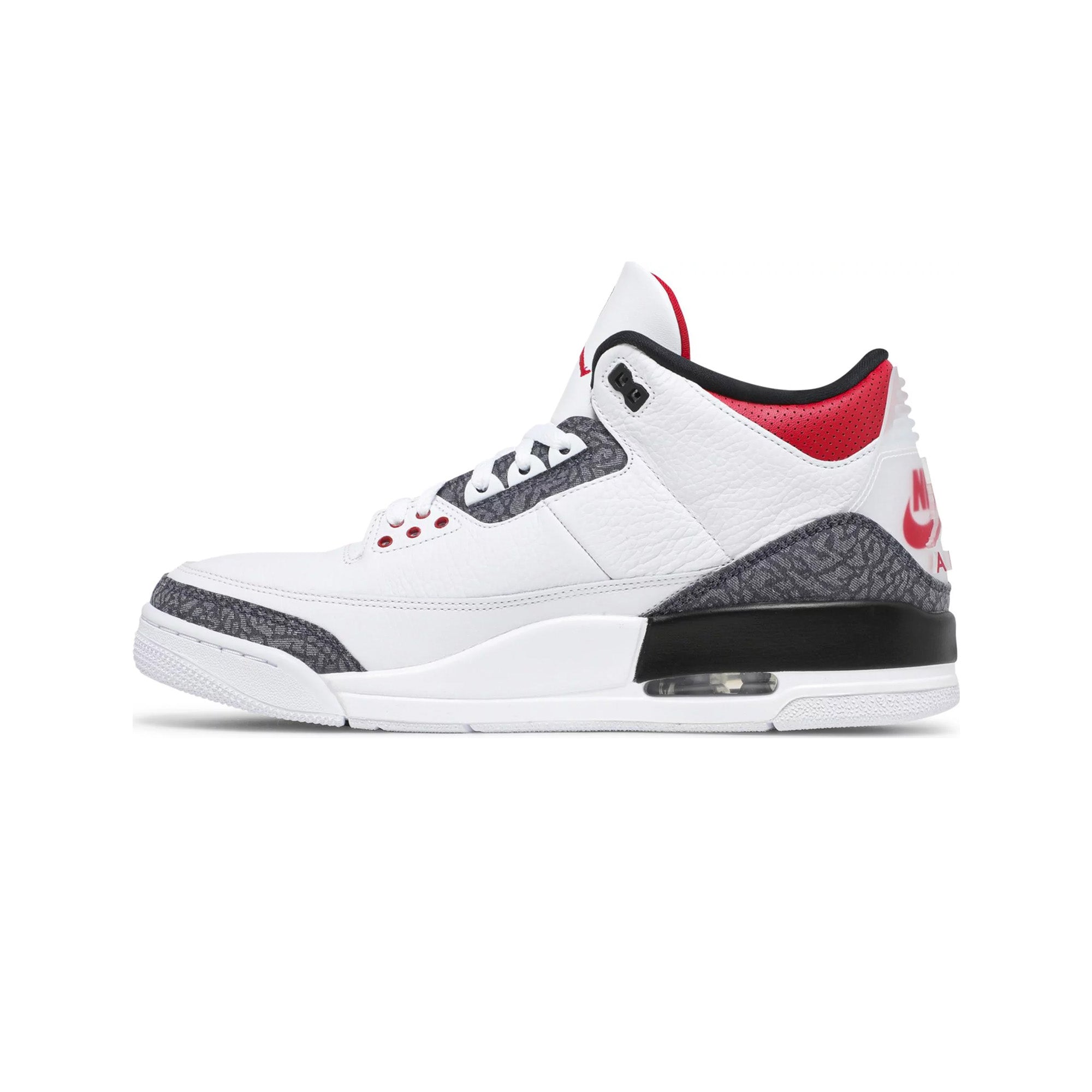 Air Jordan 3 Retro SE 'Fire Red Denim' Sneakers (2020) - Men's Basketball Shoes for Casual Wear & Street Style Fashion