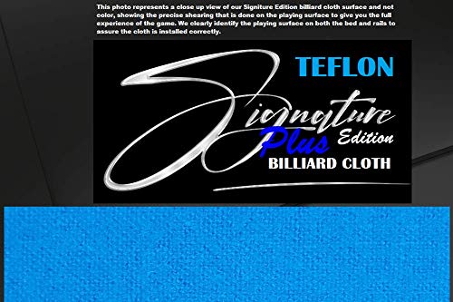 Premium Teflon-Coated Woolen Billiard Pool Table Cloth - Pre-Cut for 7', 8', 8'OS, 9', 10' Tables (30 Color Options) - Perfect for Home Game Rooms, Bars, and Professional Pool Halls