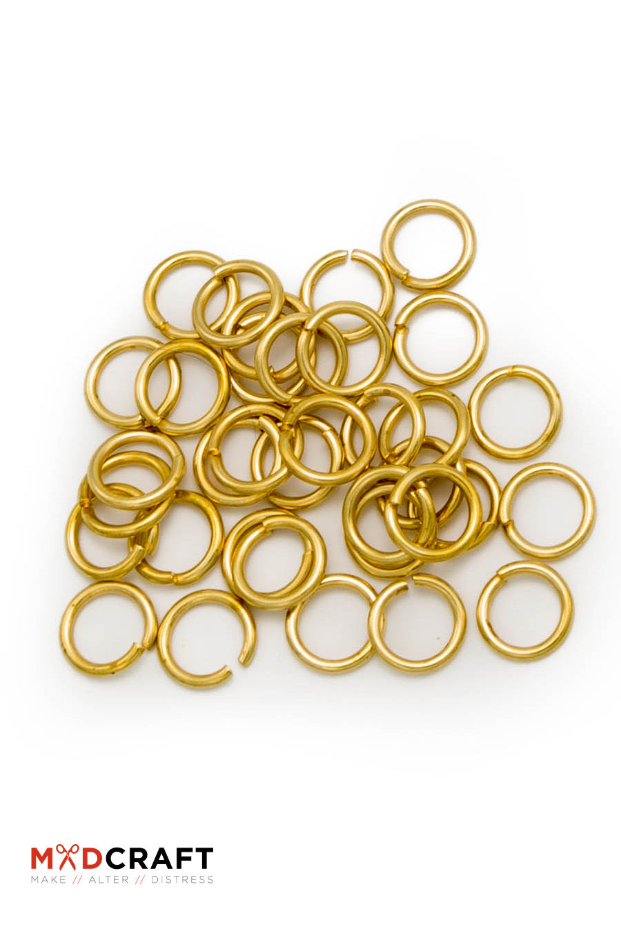 High-Quality Brass Chain Rings for Jewelry Making - Durable & Elegant DIY Accessories for Necklaces, Bracelets, and Keychains