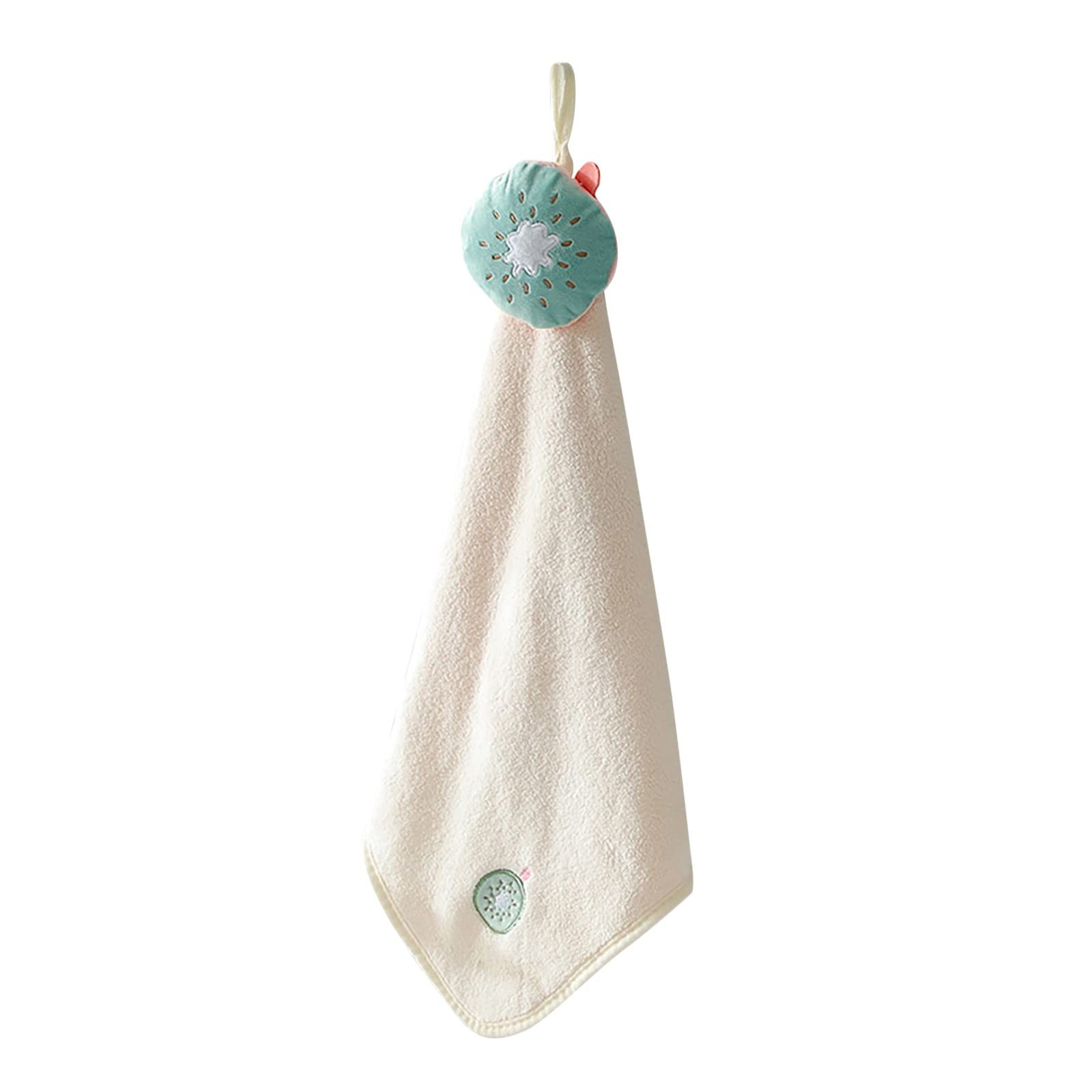 Reusable Absorbent Dishwasher-Safe Cleaning Wipes - Hanging Kitchen & Bathroom Towels, Dishcloths & Mittens Set (Fruit Design, One Size) - Perfect for Daily Dishwashing, Countertop Cleaning & Bathroom Use
