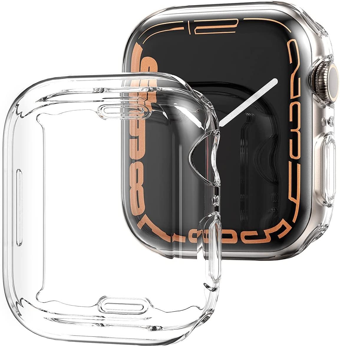 HANKN 41mm Screen Protector Case for Apple Watch 7/8/9 - Soft TPU Shockproof Cover for Daily Use & Sports