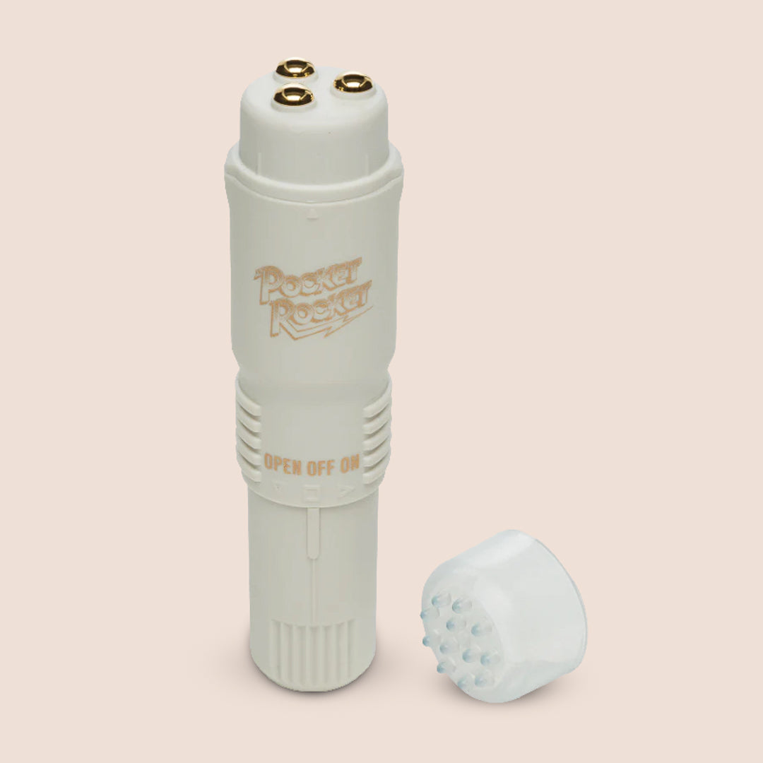 Pocket Rocket® The Original - Powerful Rumbling Personal Massager for Neck, Back & Muscle Relaxation | Portable Vibrating Massage Device for Home, Office & Travel Use