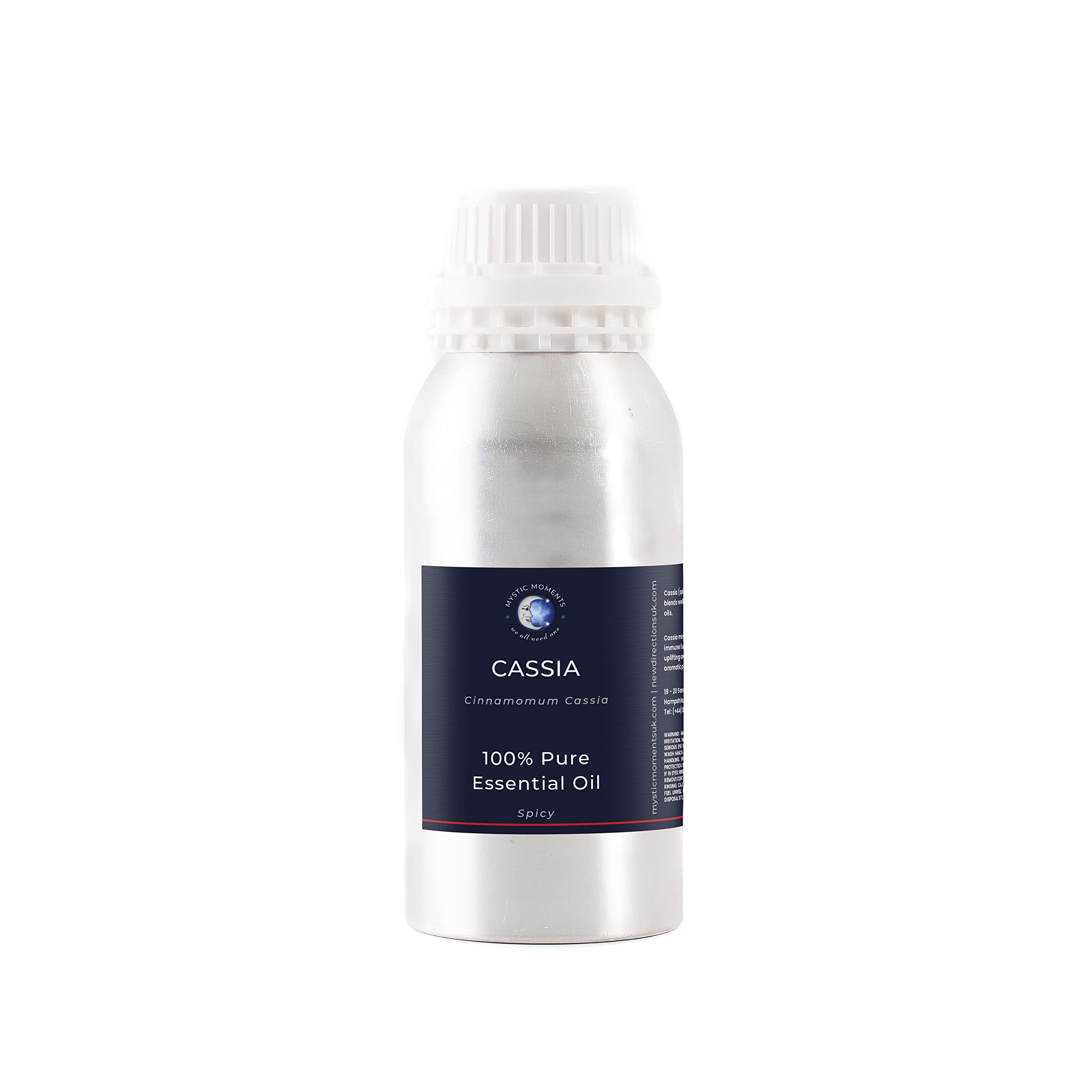 Mystic Moments Cassia Essential Oil – 1kg (2.2 lbs) – 100% Pure & Natural – Aromatherapy, Massage & DIY Skincare
