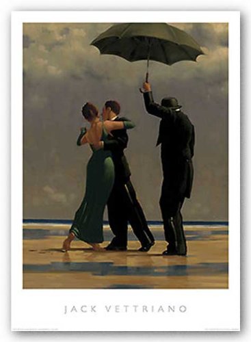 Jack Vettriano Emerald Dancer Poster 19.5x27.5