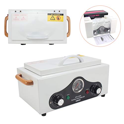 1.5L Mini High Temperature Portable Sterilizer 500W Autoclave for Nail Tools - Professional Manicure Equipment for Salon & Home Use - Perfect for Sanitizing Nail Clippers, Files & Beauty Accessories