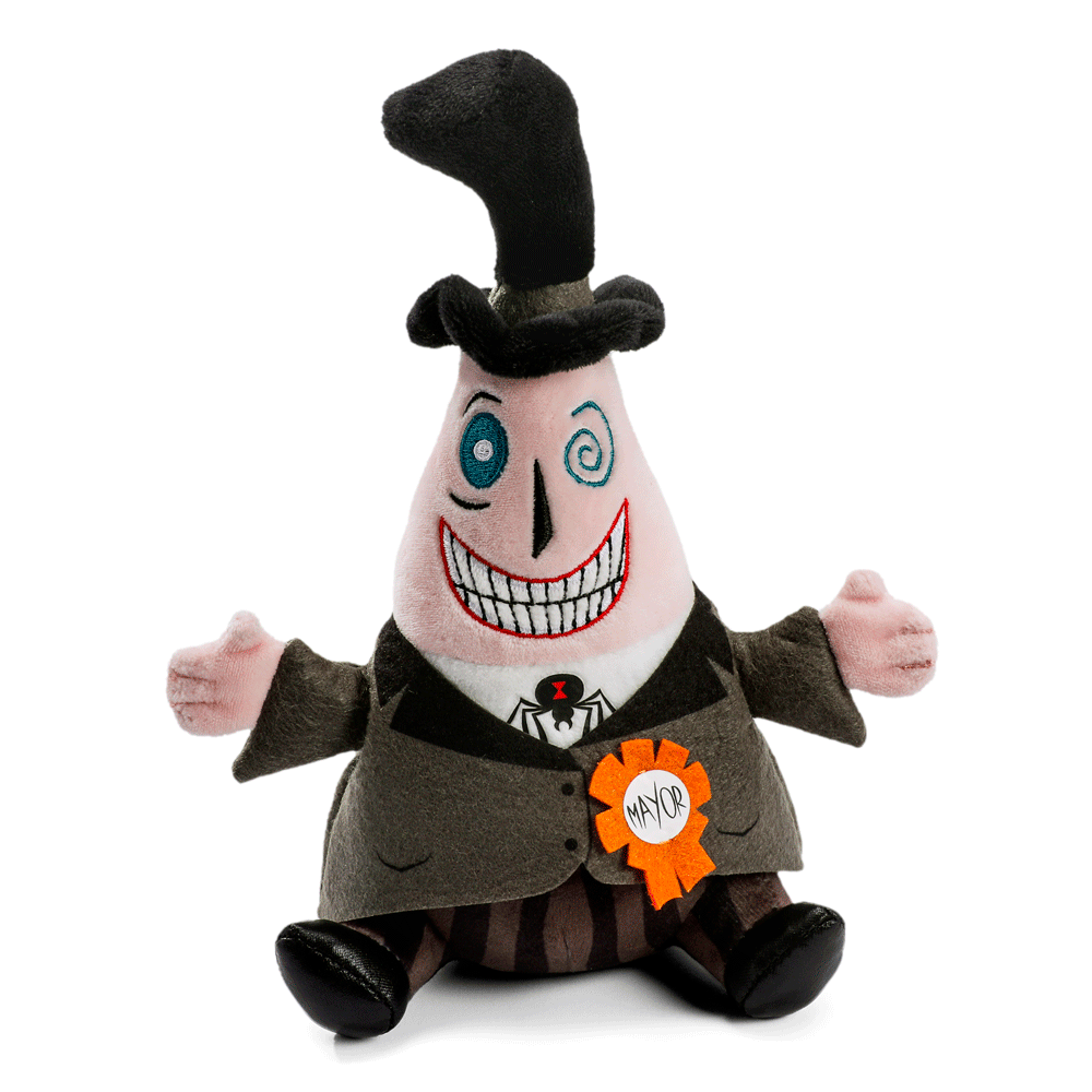 The Nightmare Before Christmas Mayor Plush Toy - Soft Stuffed Doll for Kids & Collectors | Perfect for Halloween, Christmas Decor & Disney Fans Gifts