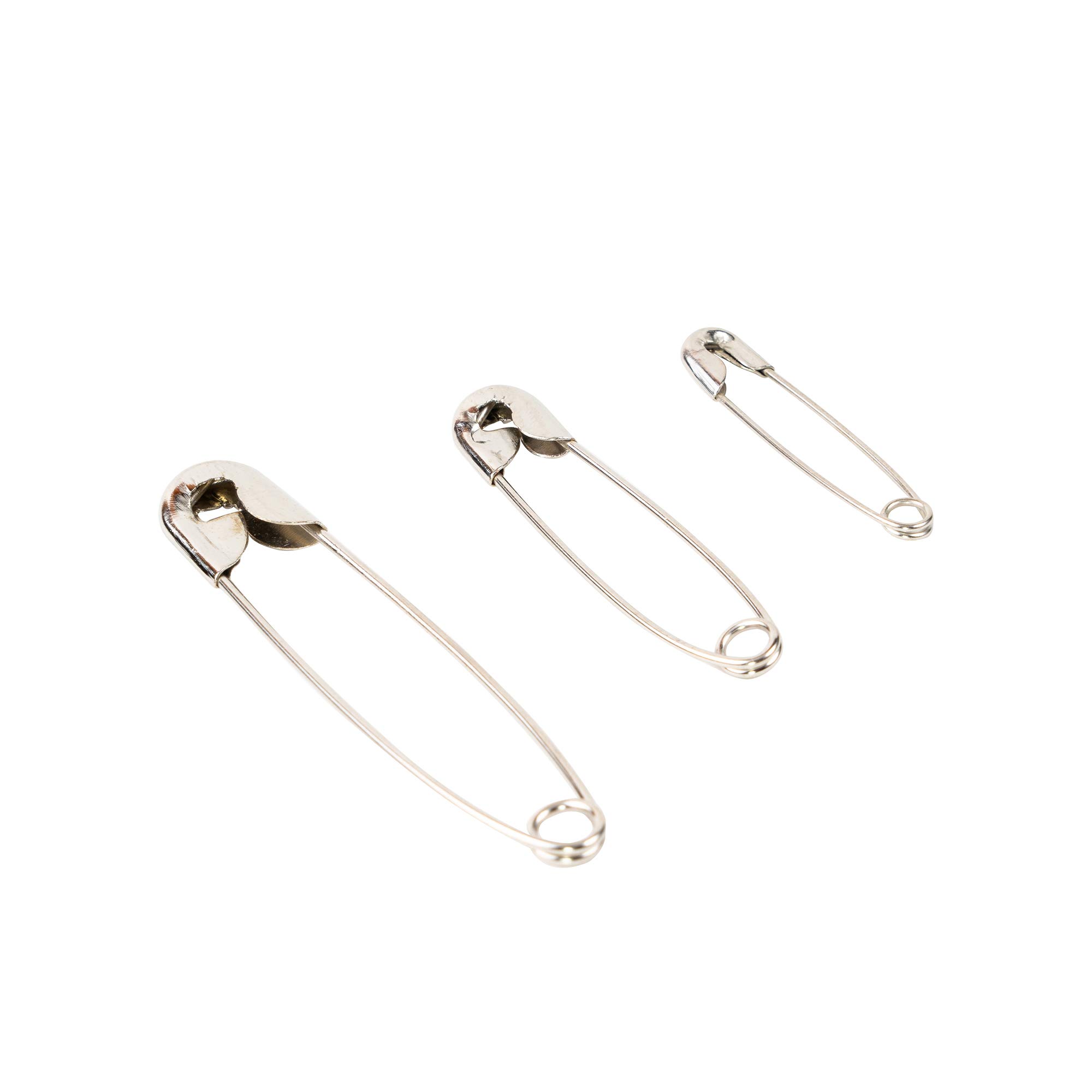 SINGER 07470 Assorted Safety Pins - 65-Piece Multisize Pack for Sewing, Crafting & DIY Projects - Perfect for Fabrics, Quilting & Emergency Repairs