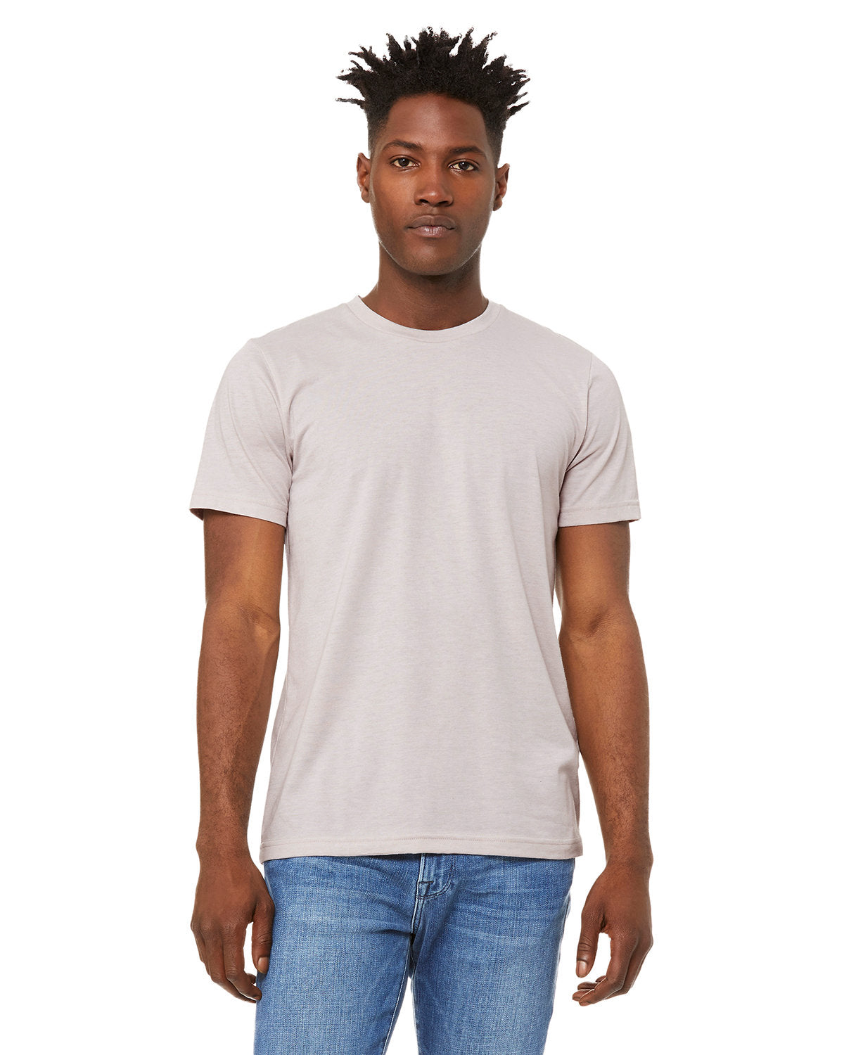 Bella + Canvas 3001CVC Unisex Heather CVC Crew Neck T-Shirt - Soft Cotton Blend Tee for Men & Women - Perfect for Casual Wear, Screen Printing & Everyday Comfort