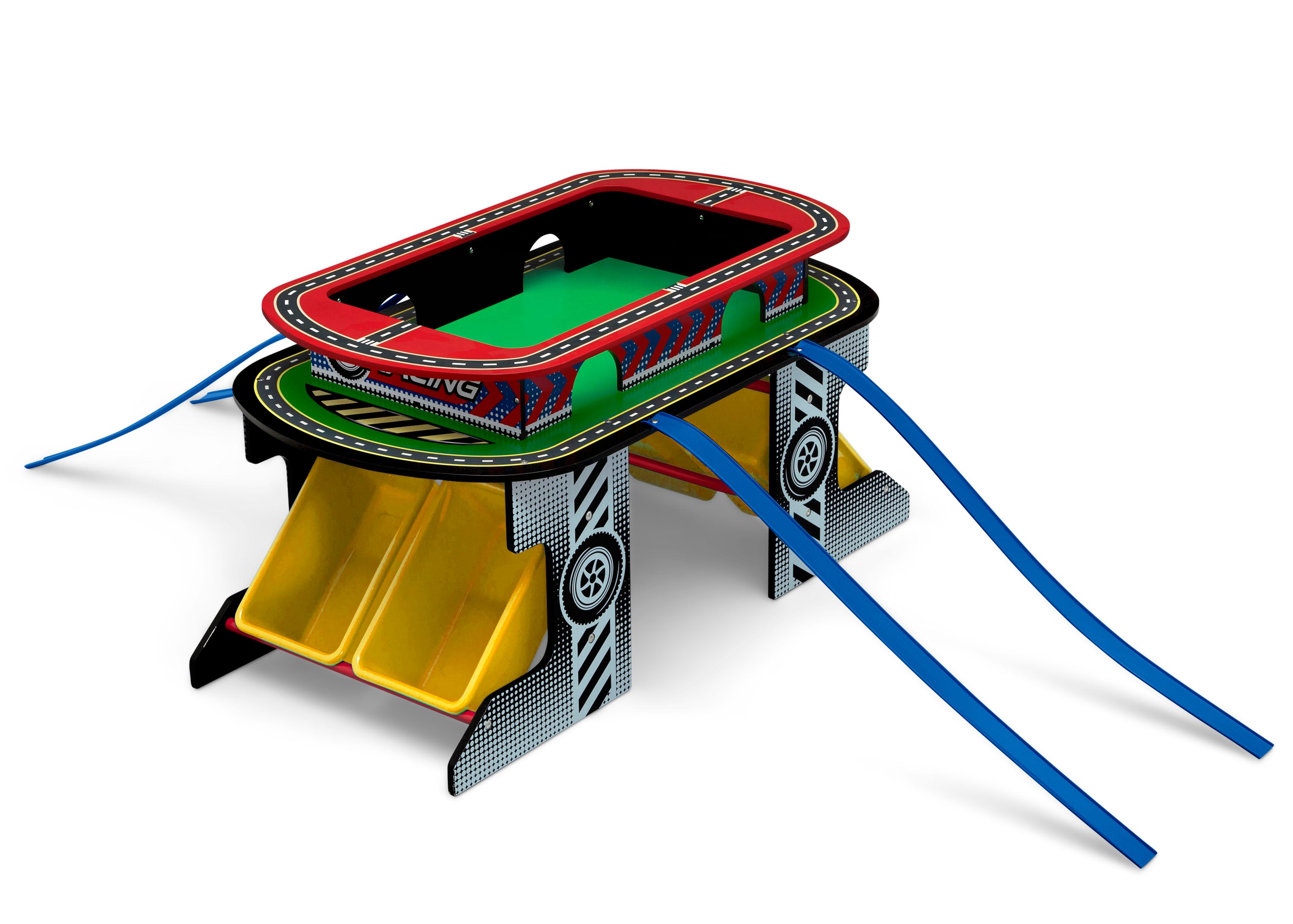 Kids Race Track Toy & Activity Play Table - Interactive Toy Car Set for Toddlers & Children - Perfect for Indoor Playrooms, Birthday Gifts & Family Game Nights