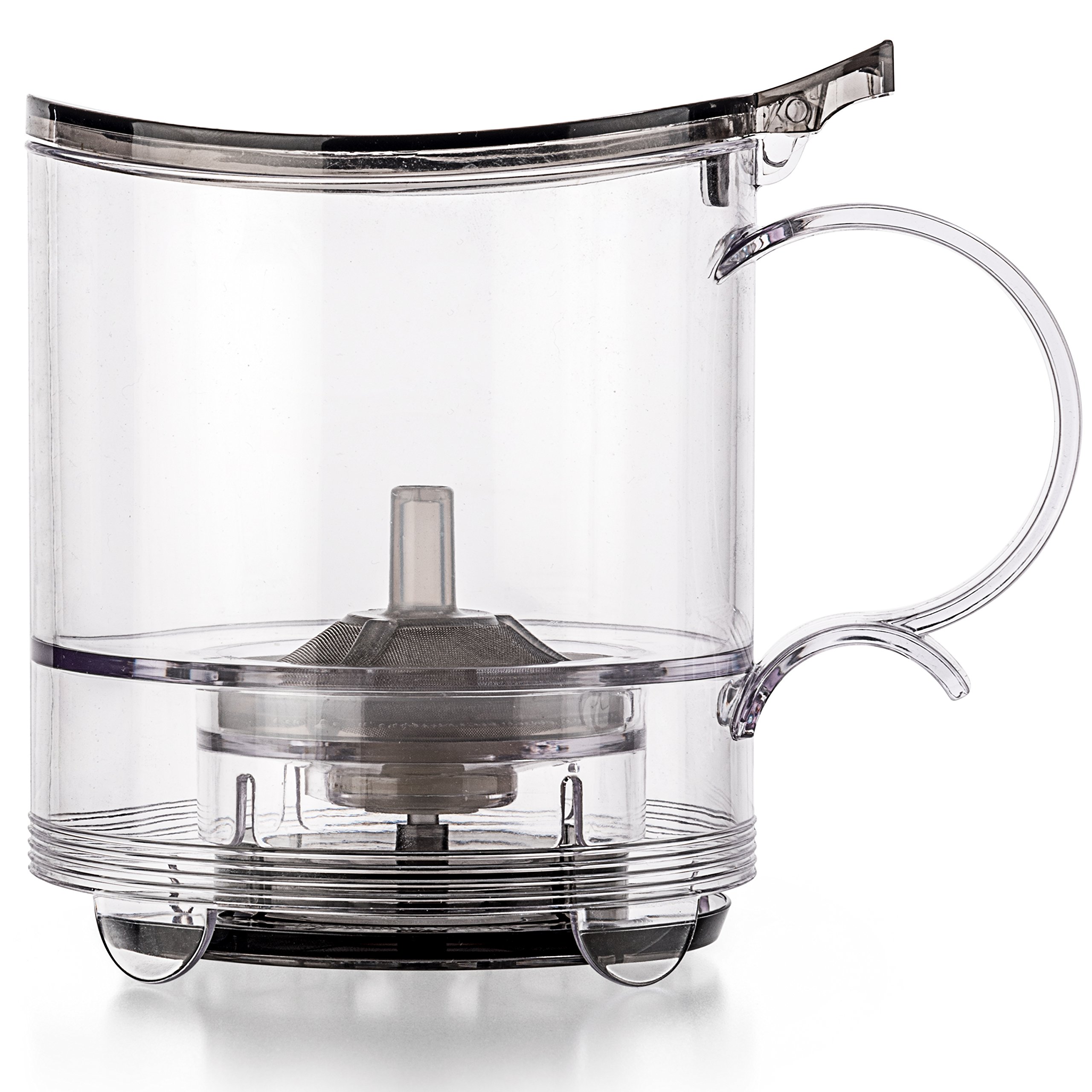 Tealyra 18.5oz Loose Leaf Tea Maker with Removable Infuser - Bottom Dispensing Drip-Free Teapot for Perfect Brew - 550ml Glass Tea Pot for Home, Office & Tea Ceremonies