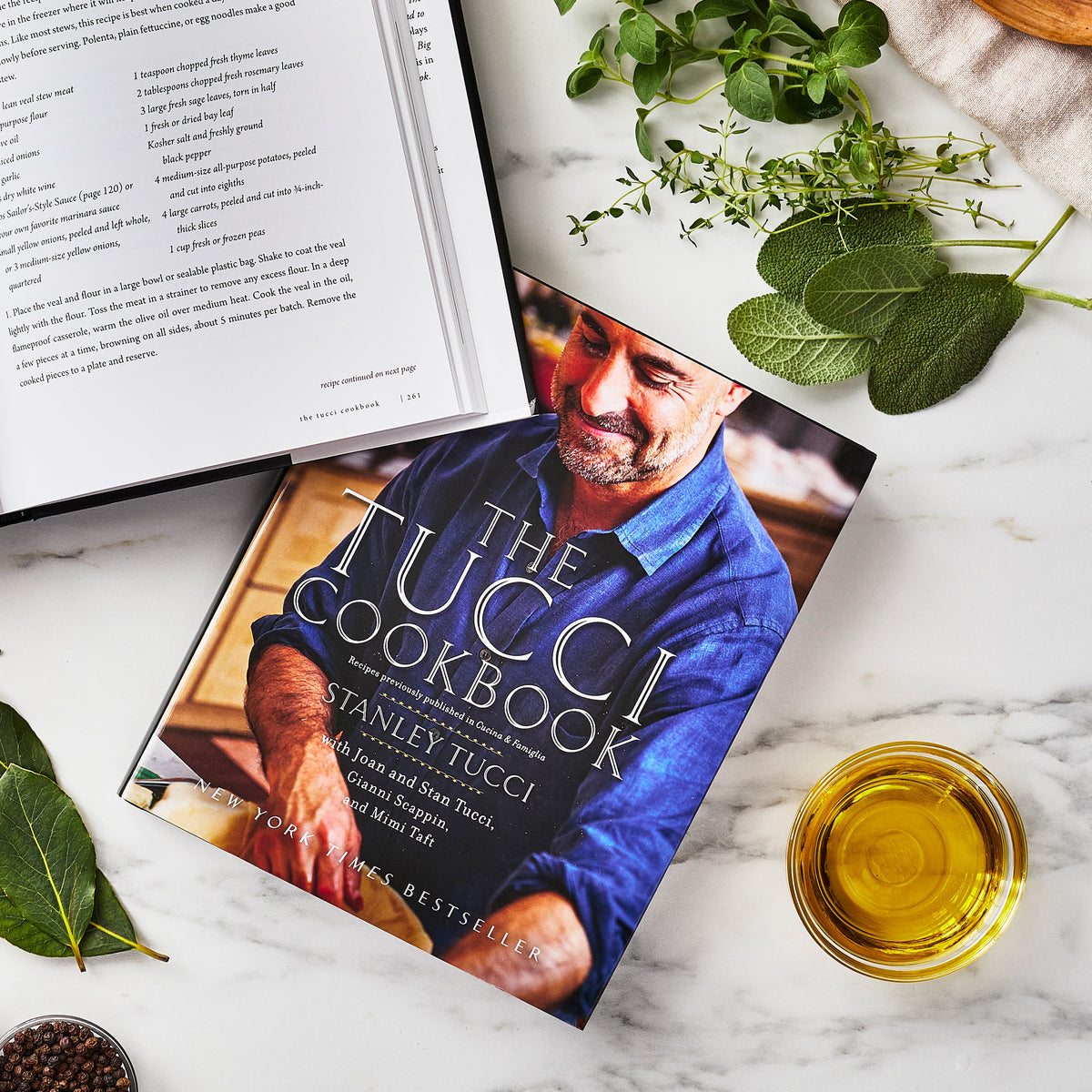 The Tucci Cookbook - Authentic Italian Recipes for Home Cooking | Perfect for Family Dinners & Entertaining