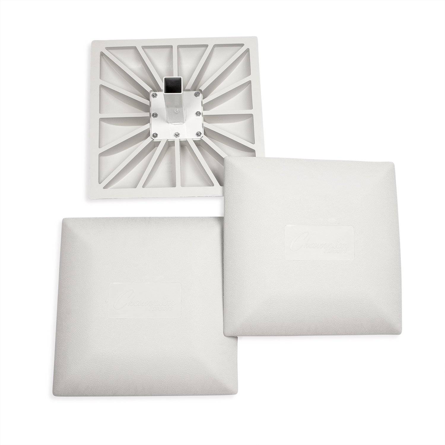 **Champion Sports Hollywood Style Safety Baseball Base Set - 3-Piece with Beveled Corners & Solid One-Piece Construction - Perfect for Baseball & Softball Practice, Games, and Training - Great for Backyard, School, or League Use**