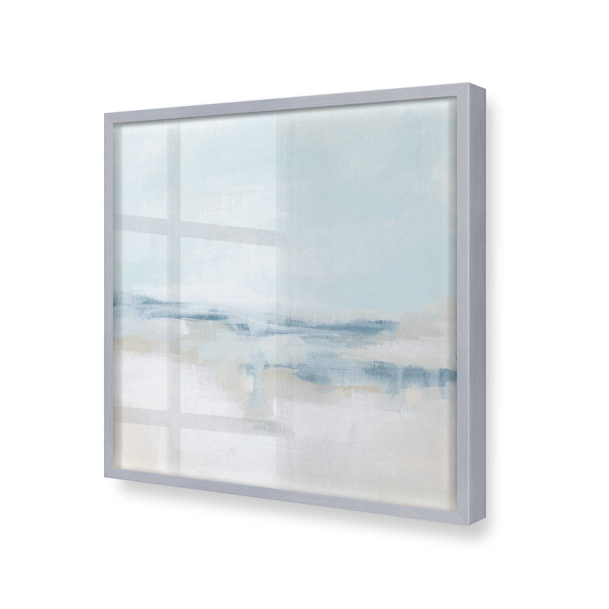 Cloudy Shoreline Hues II Print - Coastal Wall Art Decor for Beach House, Living Room & Office - Perfect for Nautical & Boho Home Decor