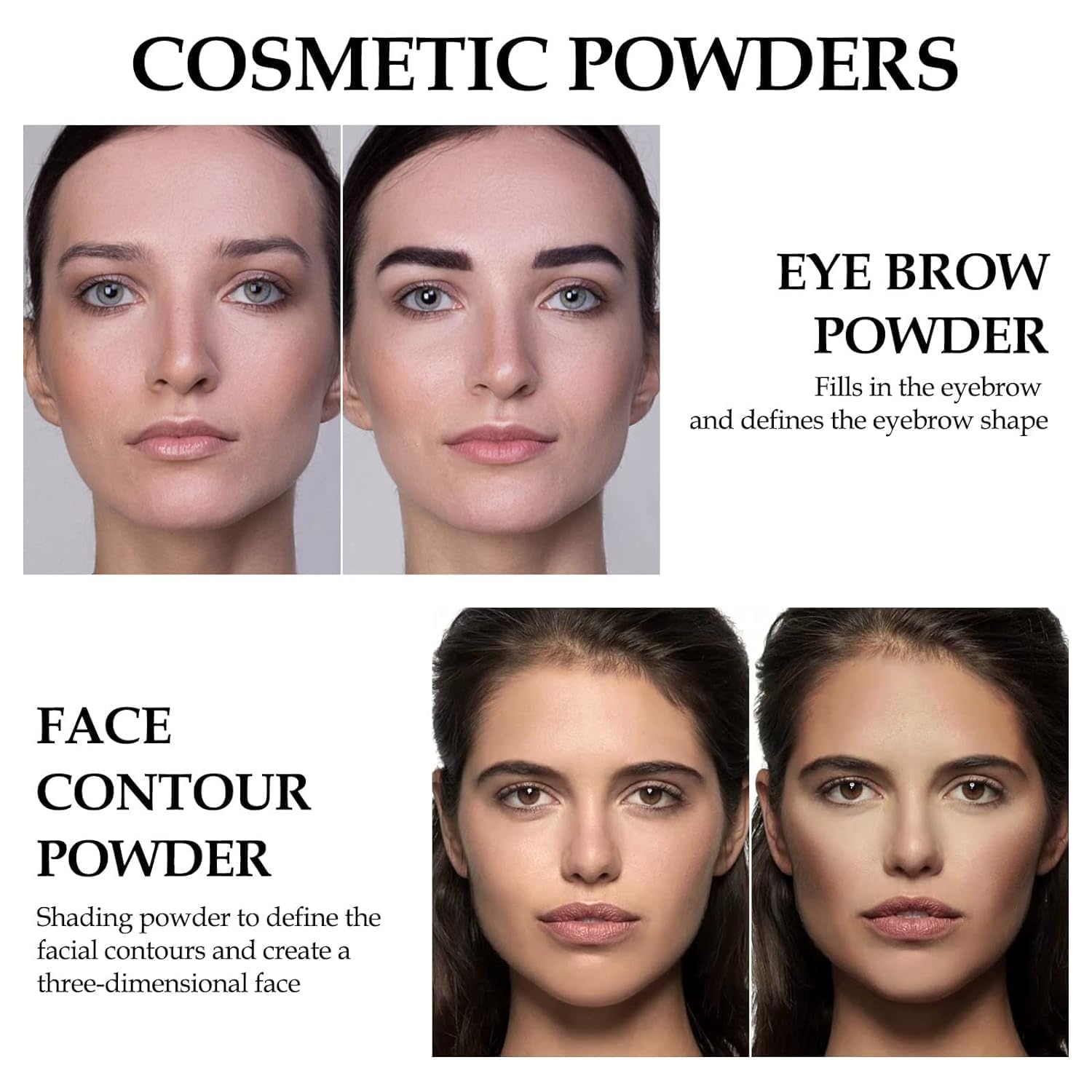 Black Hairline Powder (4g) - Waterproof Root Touch Up & Gray Hair Cover, Hair Shadow Powder with Sponge Pen for Thin Hair & Hair Shading - Perfect for Daily Use, Travel, and Quick Hair Touch-Ups