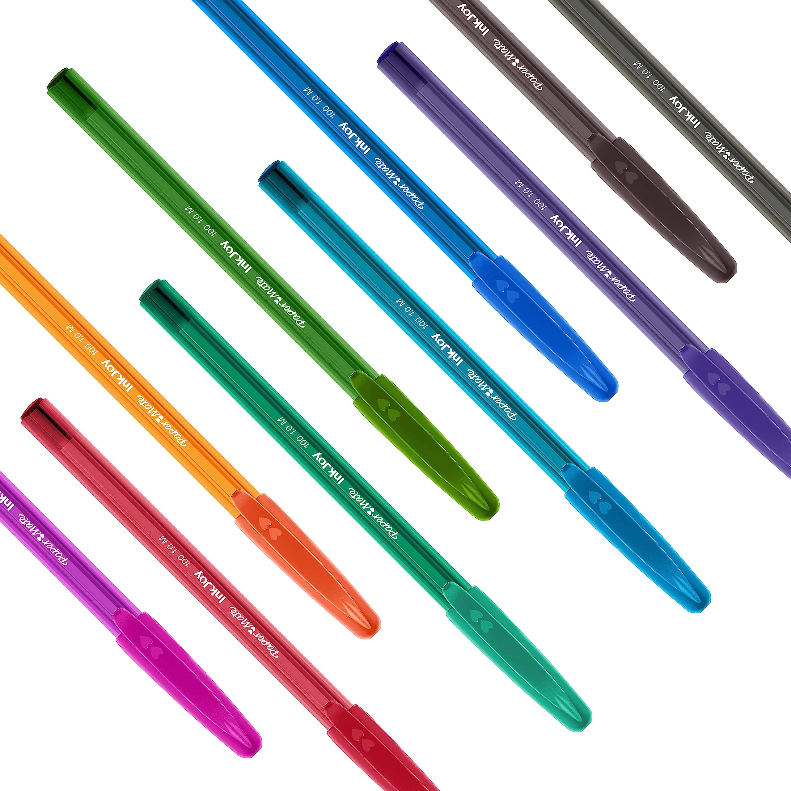 Paper Mate InkJoy 100ST Ballpoint Pens - Medium Point (1.0mm) Black Ink, 100 Count Pack - Smooth Writing for Office, School & Everyday Use