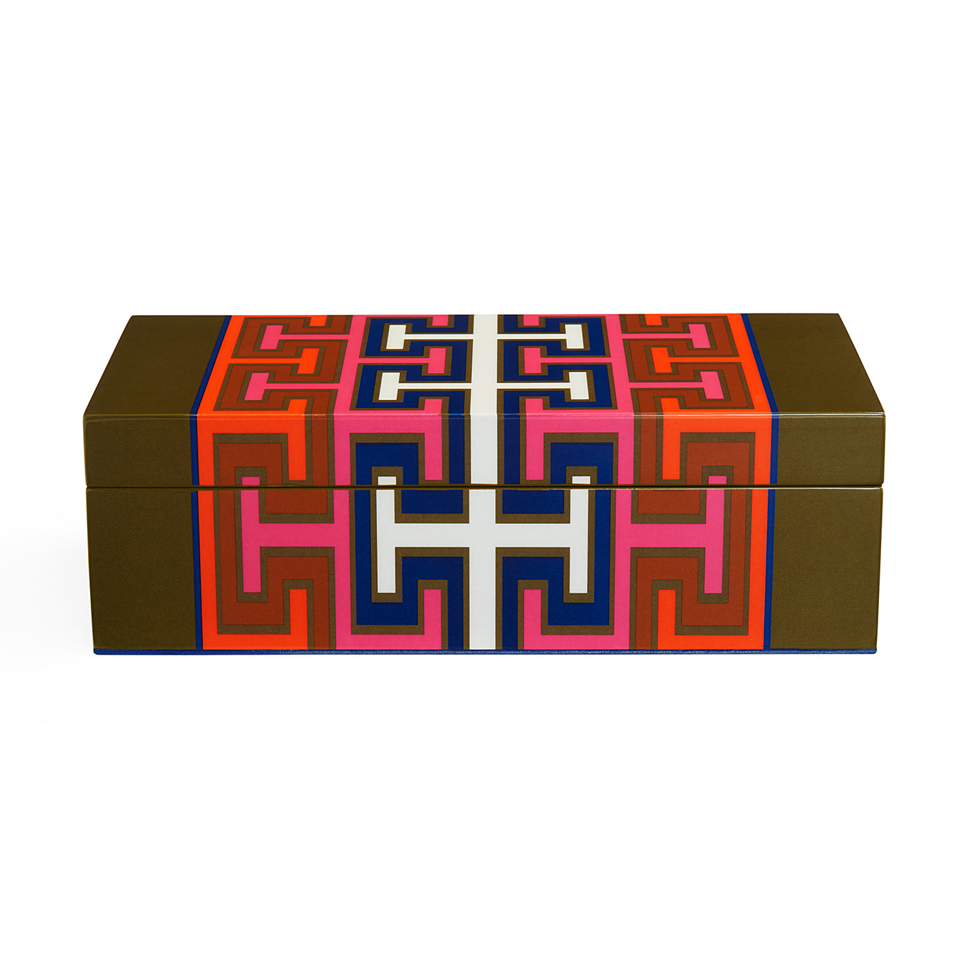 Small Madrid Lacquer Box - Handcrafted Decorative Storage Box for Jewelry, Trinkets & Keepsakes | Perfect for Home Decor, Gift Giving & Organizing