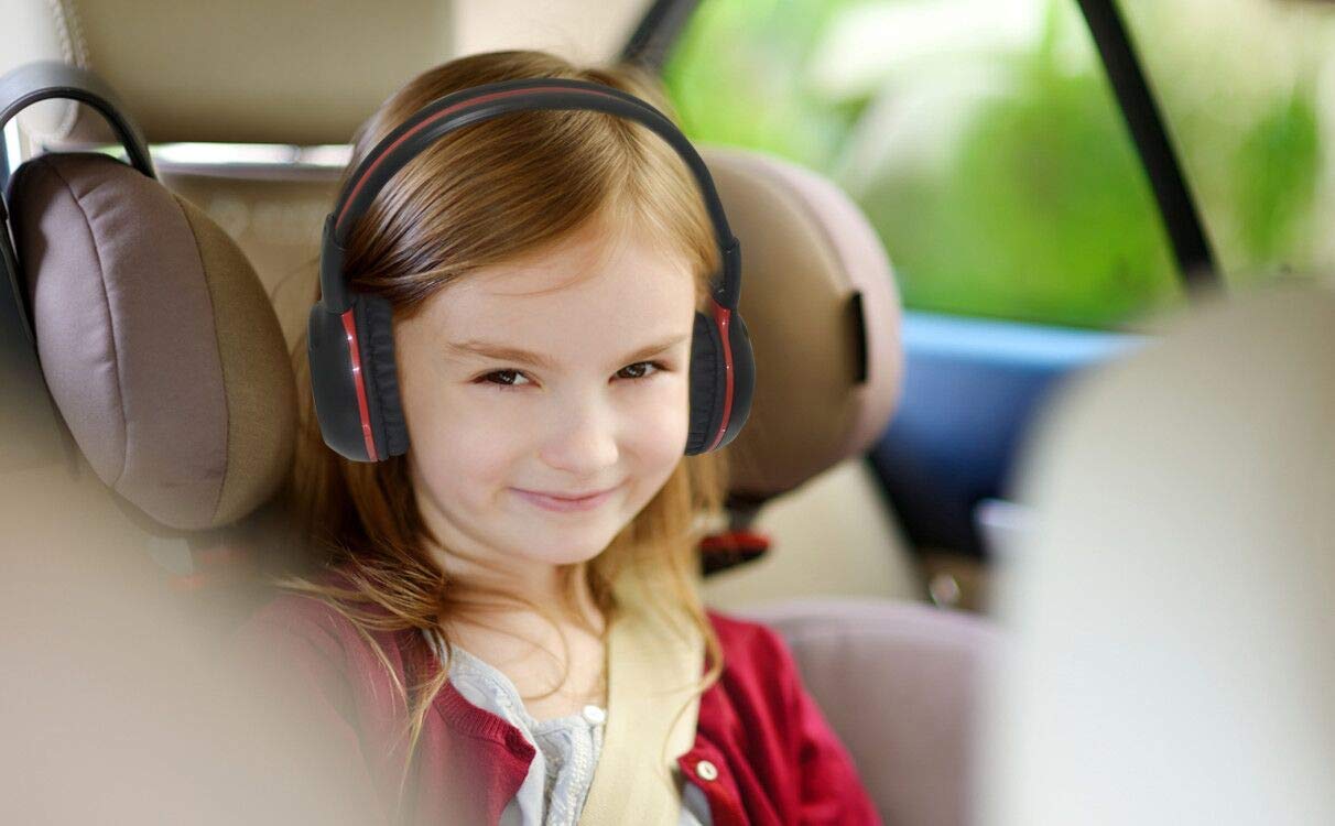 SIMOLIO Wireless IR Headphones for Car DVD | Bluetooth Kids Headphones | Compatible with Honda Odyssey, uConnect VES, Dodge Grand Caravan, Chevy Suburban 2006-2022 | Perfect for Family Road Trips & In-Car Entertainment
