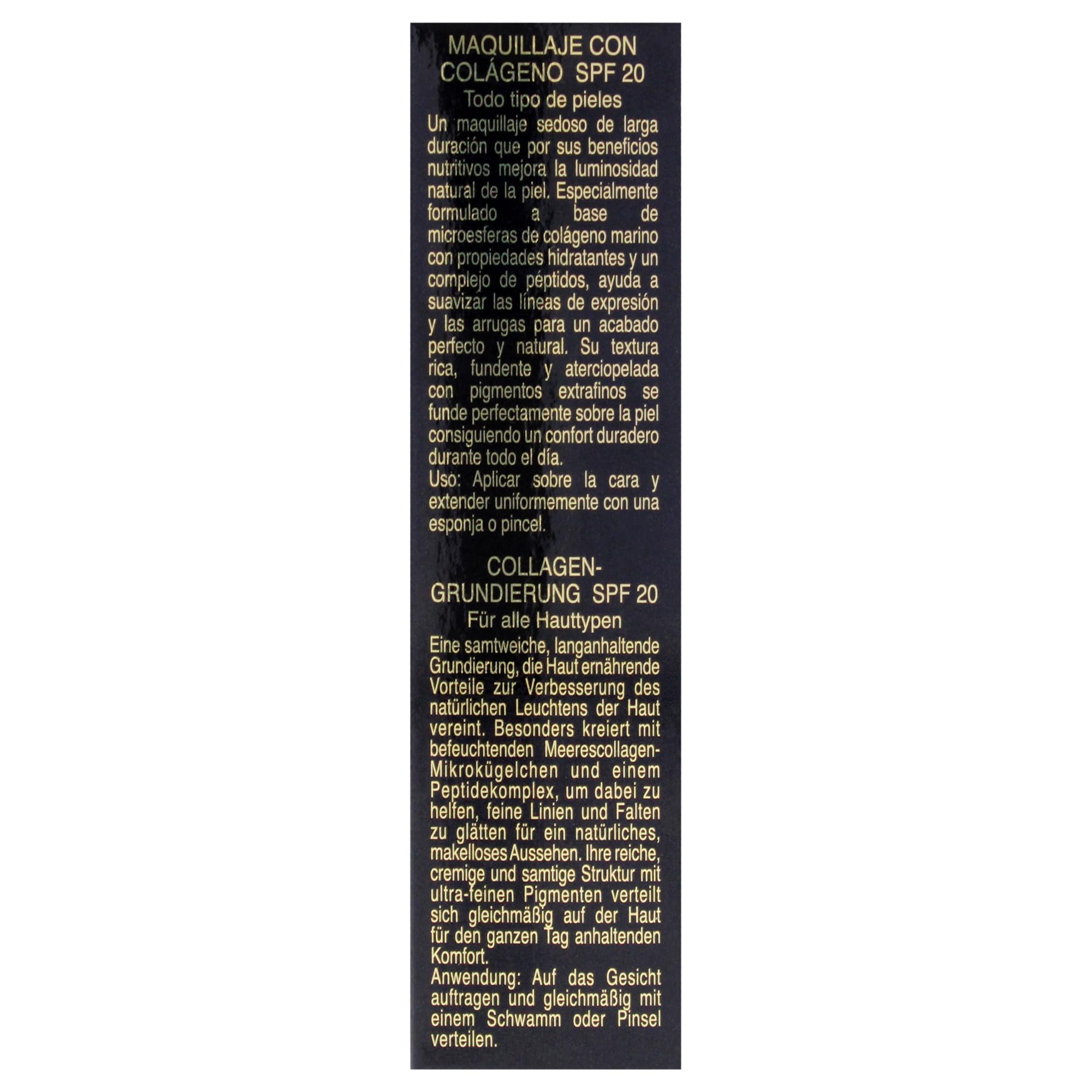 GA-DE Longevity Collagen Foundation 503 - SPF Face Makeup with Hydrating & Firming Benefits - Full Coverage Matte Finish Foundation - 1 oz - Perfect for Daily Wear & Special Occasions