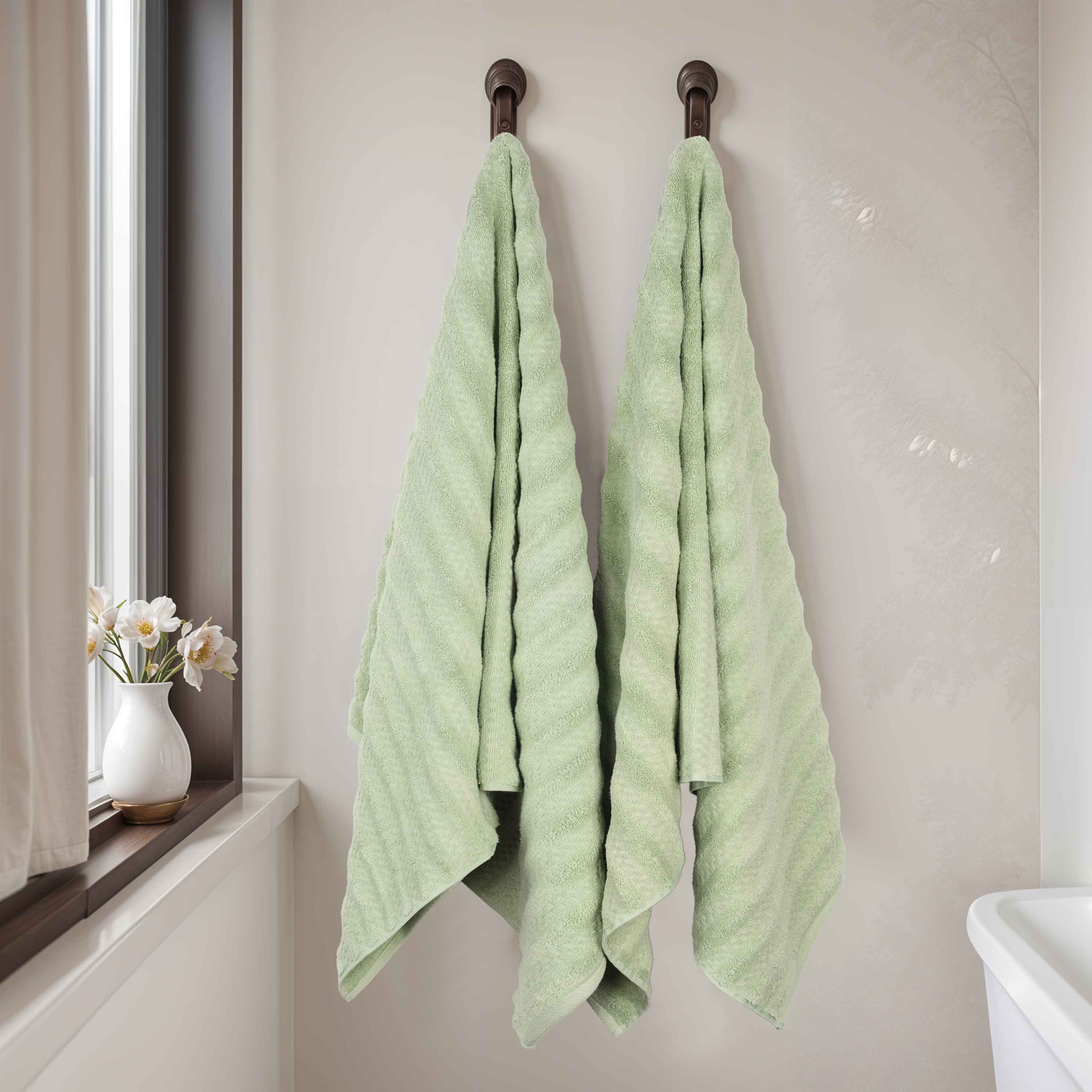 Premium Zero Twist Cotton Bath Sheets - Ultra Absorbent Medium Weight Towel Set of 2 | Soft Luxury Bath Towels for Spa, Hotel & Home Use