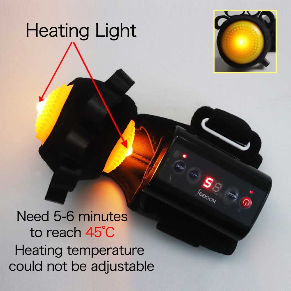 Wireless Infrared Heat Therapy Hand Massage Ball for Stroke Recovery - Relieves Hand Spasms, Improves Muscle Tone & Finger Mobility - Ideal for Hemiplegia Rehabilitation & Home Physical Therapy