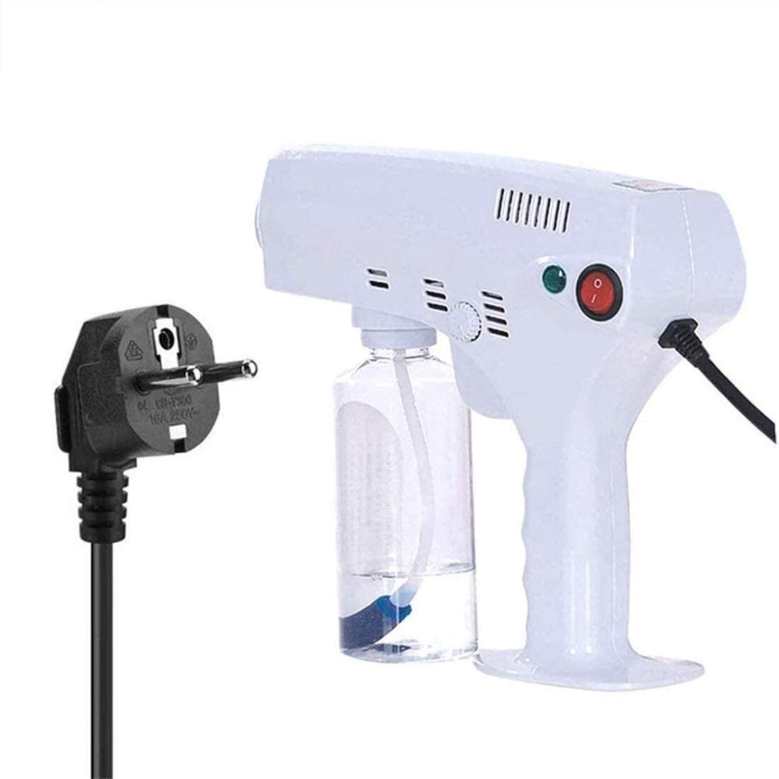 Blue Nano Steam Sprayer Gun - Ultra Fine Aerosol Disinfection & Hair Styling Mist Sprayer for Home Cleaning, Salon Use, and Personal Care
