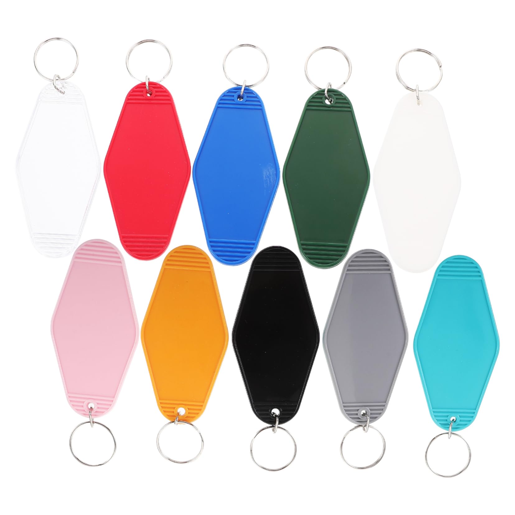 60 Pcs Diamond Luggage Tags & Suitcase Labels - Durable Plastic Key Tags for Travel, Garment & Duffle Bags | Perfect for Airport Identification, Cruise Trips & Business Travel Accessories
