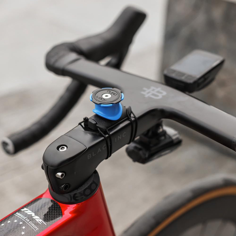 Quad Lock Stem/Handlebar Bike Phone Mount Kit with MAG Case for iPhone 16 Pro Max - Secure Cycling Phone Holder for Road Biking, Mountain Biking & Commuting