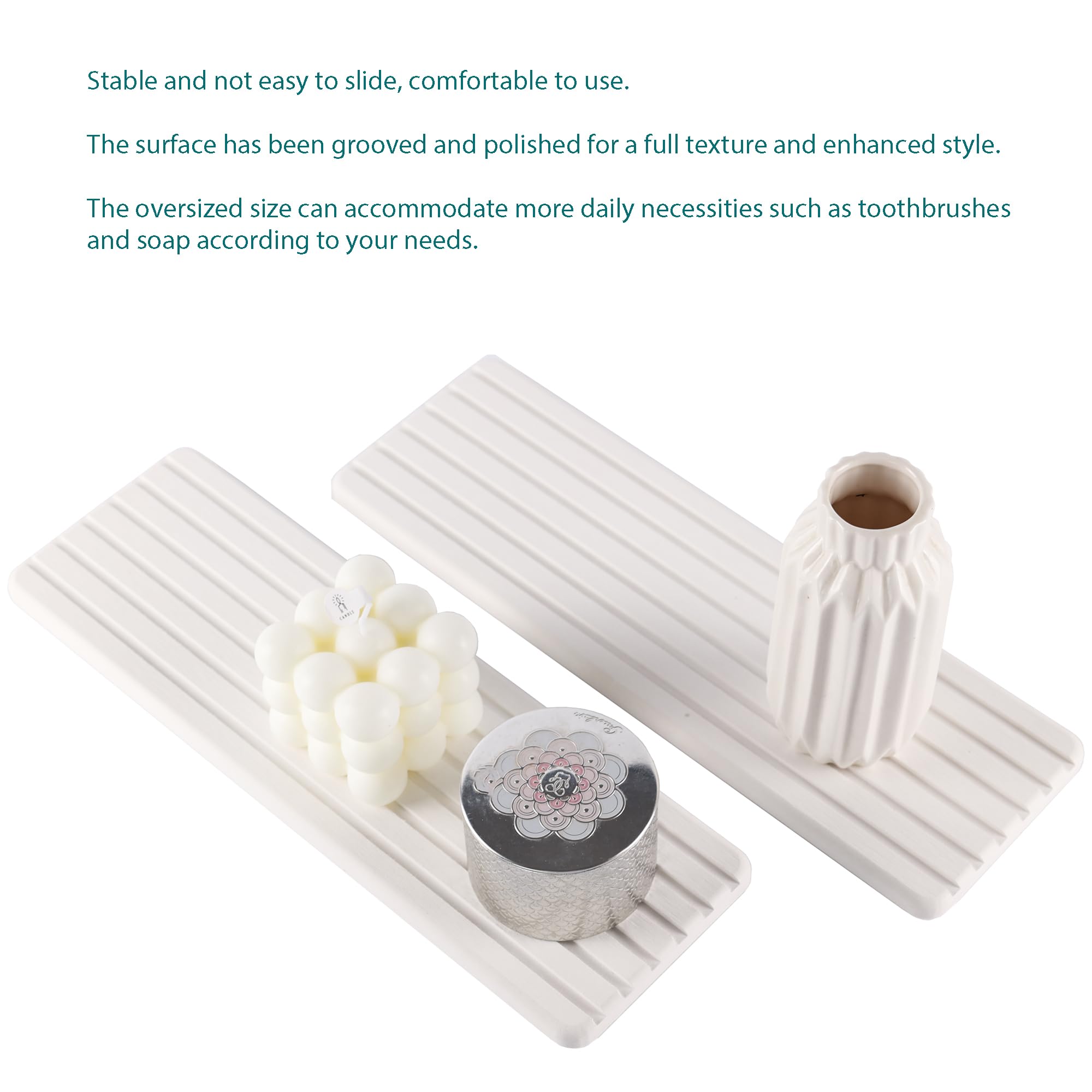 2 Pack Diatomite Coasters for Drinks - 12.2