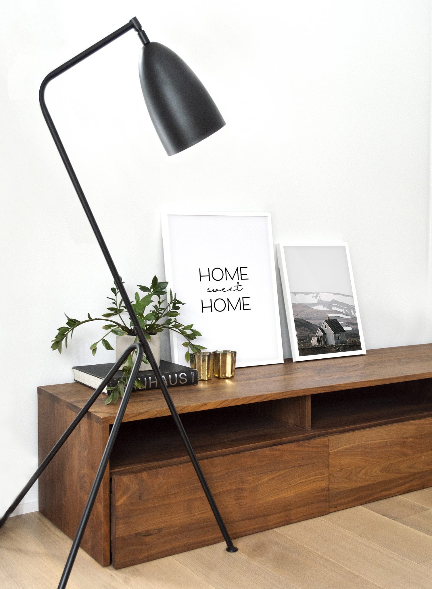Home Sweet Home Wall Art Poster - Inspirational Home Decor for Living Room, Bedroom & Office - Perfect Gift for Housewarming & Holidays