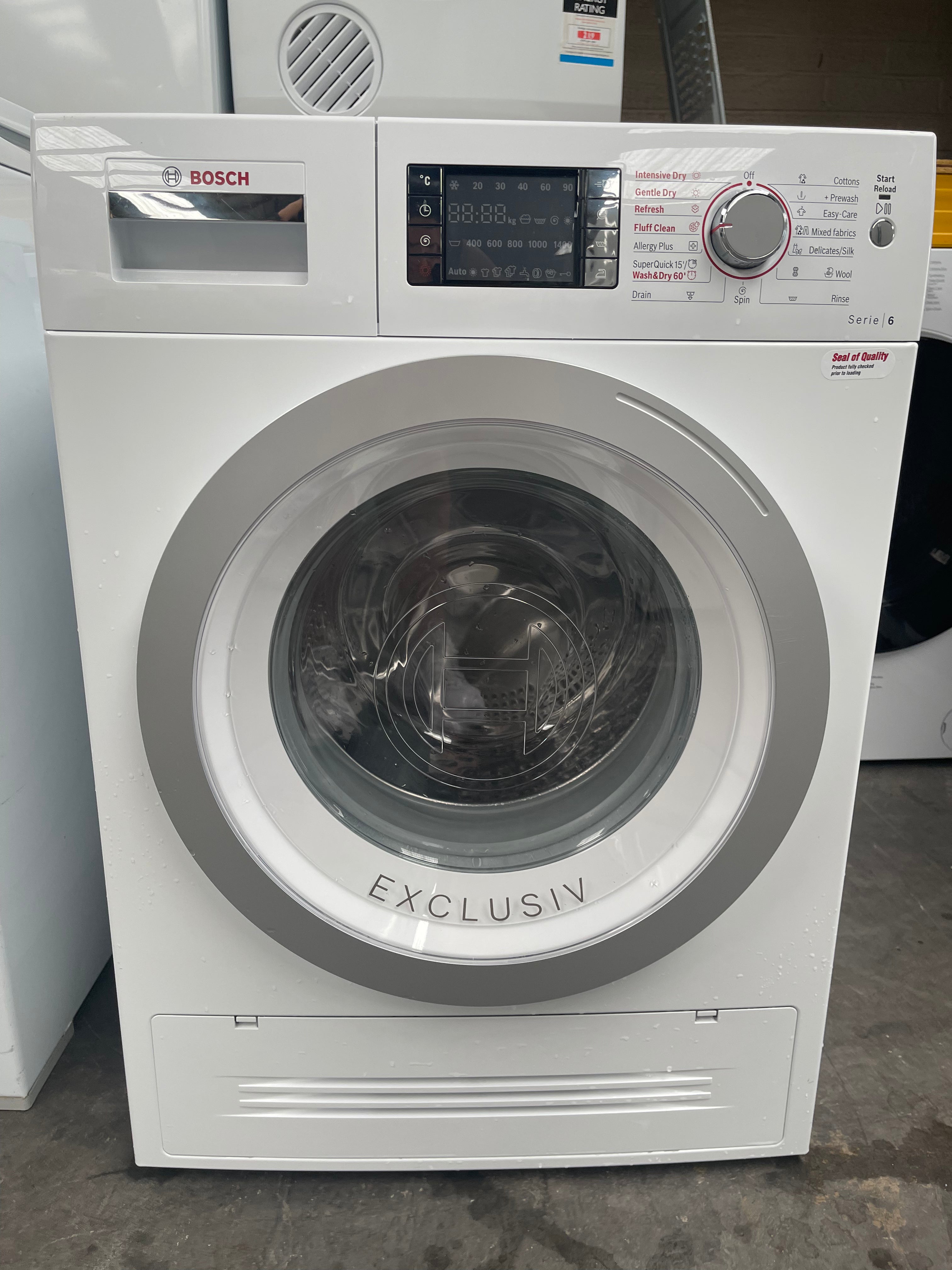 Refurbished Bosch 8kg/4kg Washer Dryer Combo - Energy Efficient Laundry Solution for Apartments & Small Homes | Perfect for Space-Saving & Convenient Washing/Drying