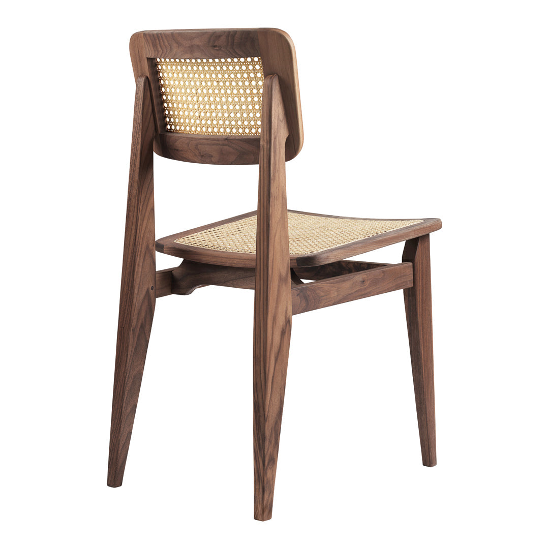 French Cane Dining Chair - Elegant & Comfortable Cane Backrest for Kitchen, Dining Room, and Breakfast Nook