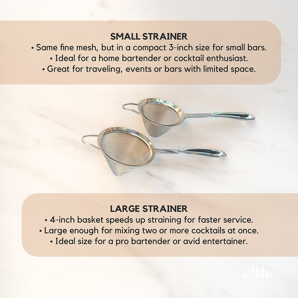 Premium Gold Fine Mesh Strainer - Ultra-Fine Kitchen Sieve for Tea, Spices, and Baking | Perfect for Sifting Flour, Straining Herbs, and Filtering Liquids