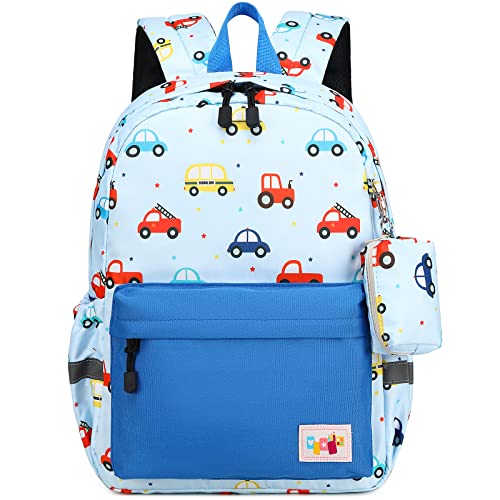 Colorful Cars Light Blue