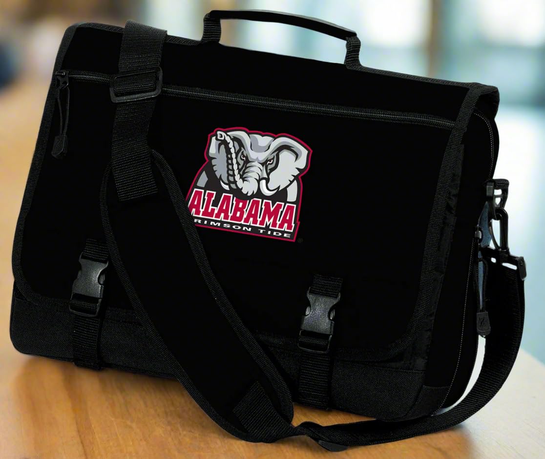 Alabama Laptop Computer Bag - University of Alabama Messenger Bag for Students, Professionals, and Campus Life