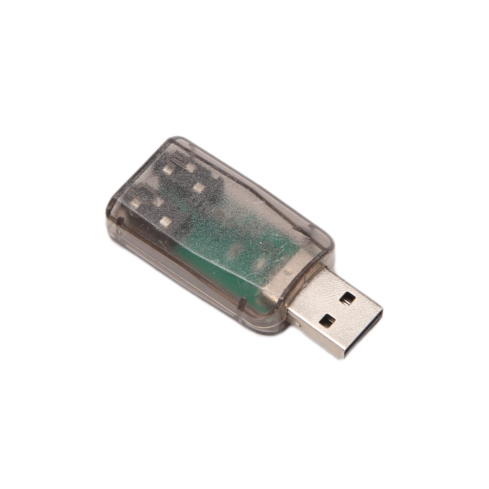 Peowuieu USB to 3.5mm Audio Adapter - External Sound Card with Microphone & Headphone Jack for PC, Laptop, Gaming Headset - Perfect for Online Meetings, Gaming & Music Listening
