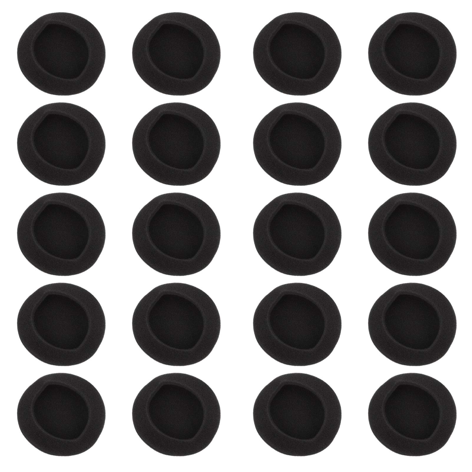 Mobestech 40mm Foam Ear Pad Replacement - 20pcs Soft Cushion Earpads for Headphones - Comfortable Noise Isolation for Gaming, Music & Office Use