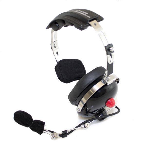 Crew Chief Single Side Aviation Headset - Premium Noise Reduction for Pilots & Ground Crew | Ideal for Flight Training, Air Traffic Control & Aircraft Maintenance