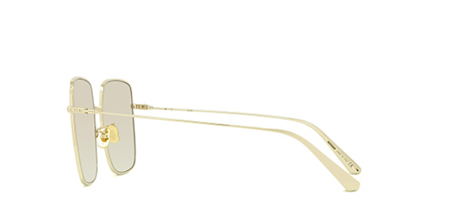 Christian Dior DIORSTELLAIRE SU C0G3 Gold/Grey Coral Square Women's Sunglasses - Luxury Designer Shades for Women, UV Protection, Fashionable Square Frame - Perfect for Beach, Driving & Summer Outfits