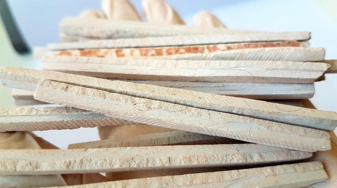Natural Red Slate Pencils & Chalk Bars - 75-Pack Edible Limestone Chalk for Kids, Baking & Art (500g) | Safe Non-Toxic Slate Pencils for Classroom, Cooking Decor & DIY Crafts