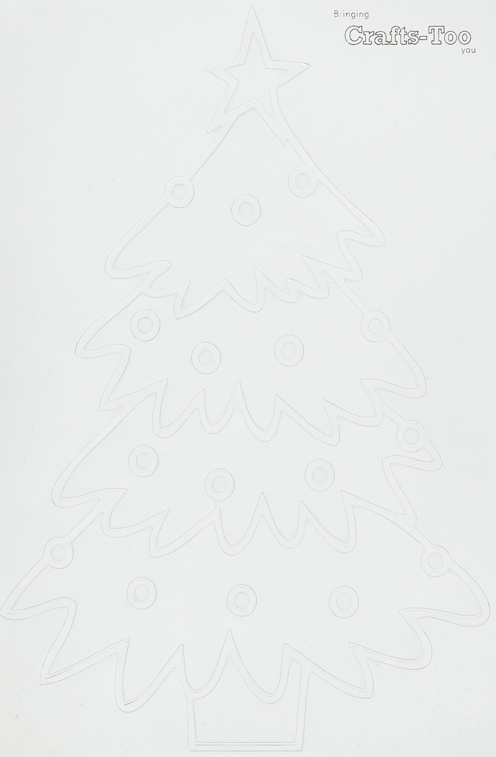 Christmas Tree Embossing Folder for Card Making - DIY Holiday Greeting Cards, Scrapbooking & Paper Crafting - Perfect for Christmas Decorations, Gift Tags & Handmade Cards