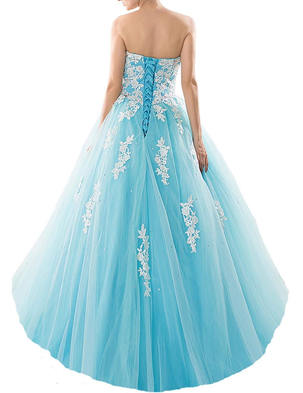 Elegant Strapless Ball Gown Dress for Women - Quinceanera, Prom, Sweet 16 Party & Formal Events | Corset Champagne Long Dress for Special Occasions