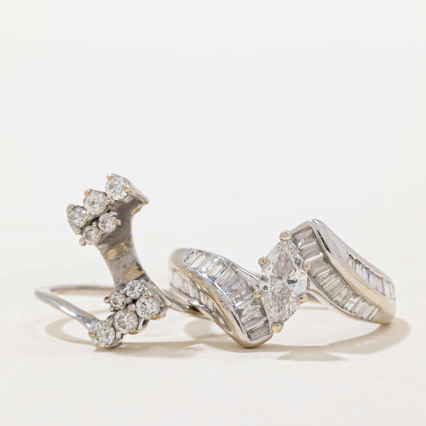 1.65ctw Marquise Diamond Engagement & Wedding Ring Set for Women - Size 8 | Elegant Bridal Jewelry for Proposals, Anniversaries & Special Occasions