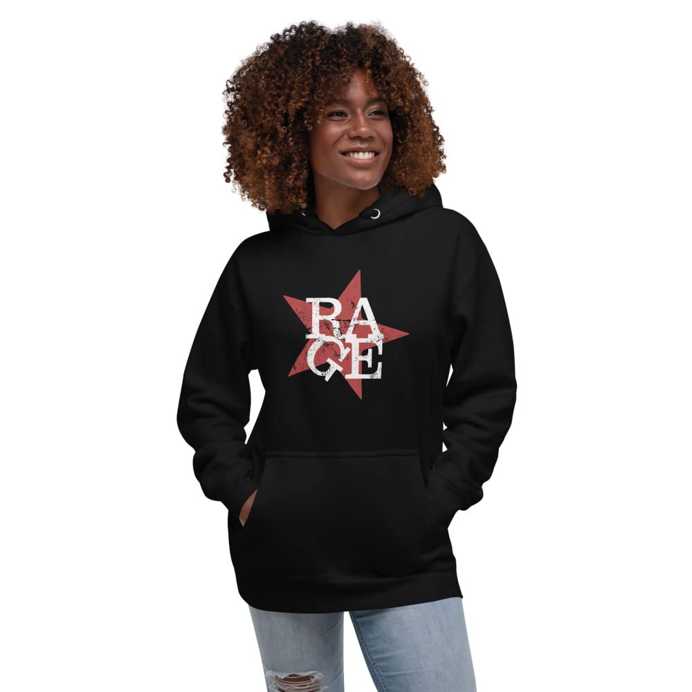 Rage Hard Rock Music Fan Heavy Metal Unisex Hoodie - Vintage Band Graphic Pullover for Men & Women - Perfect for Concerts, Gifts & Casual Wear