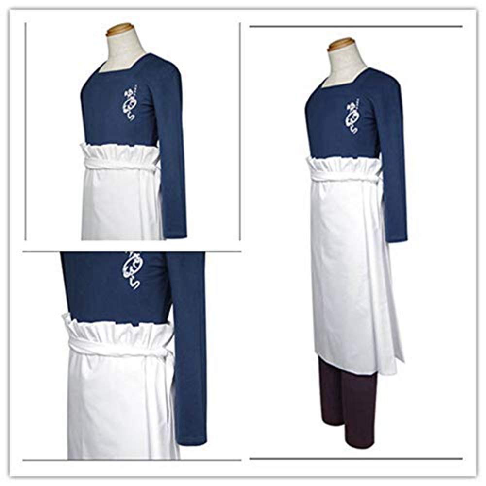 Shokugeki no Soma Yukihira Souma Anime T-Shirt & Apron Set - Official Cosplay Costume for Food Wars Fans | Perfect for Conventions, Halloween & Anime Themed Parties