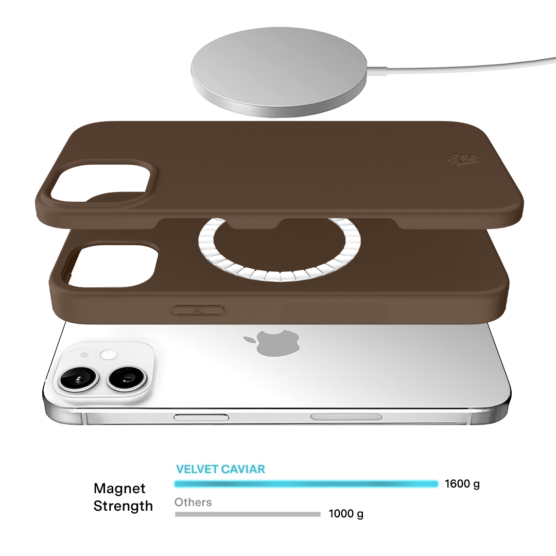 Premium Espresso Brown iPhone Case - Slim Protective Cover for iPhone [Models] - Perfect for Everyday Use, Travel & Style