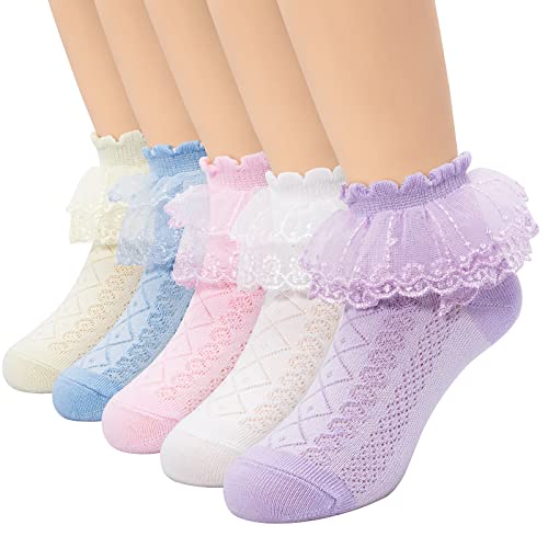 Multicolor Ruffle Cuffs