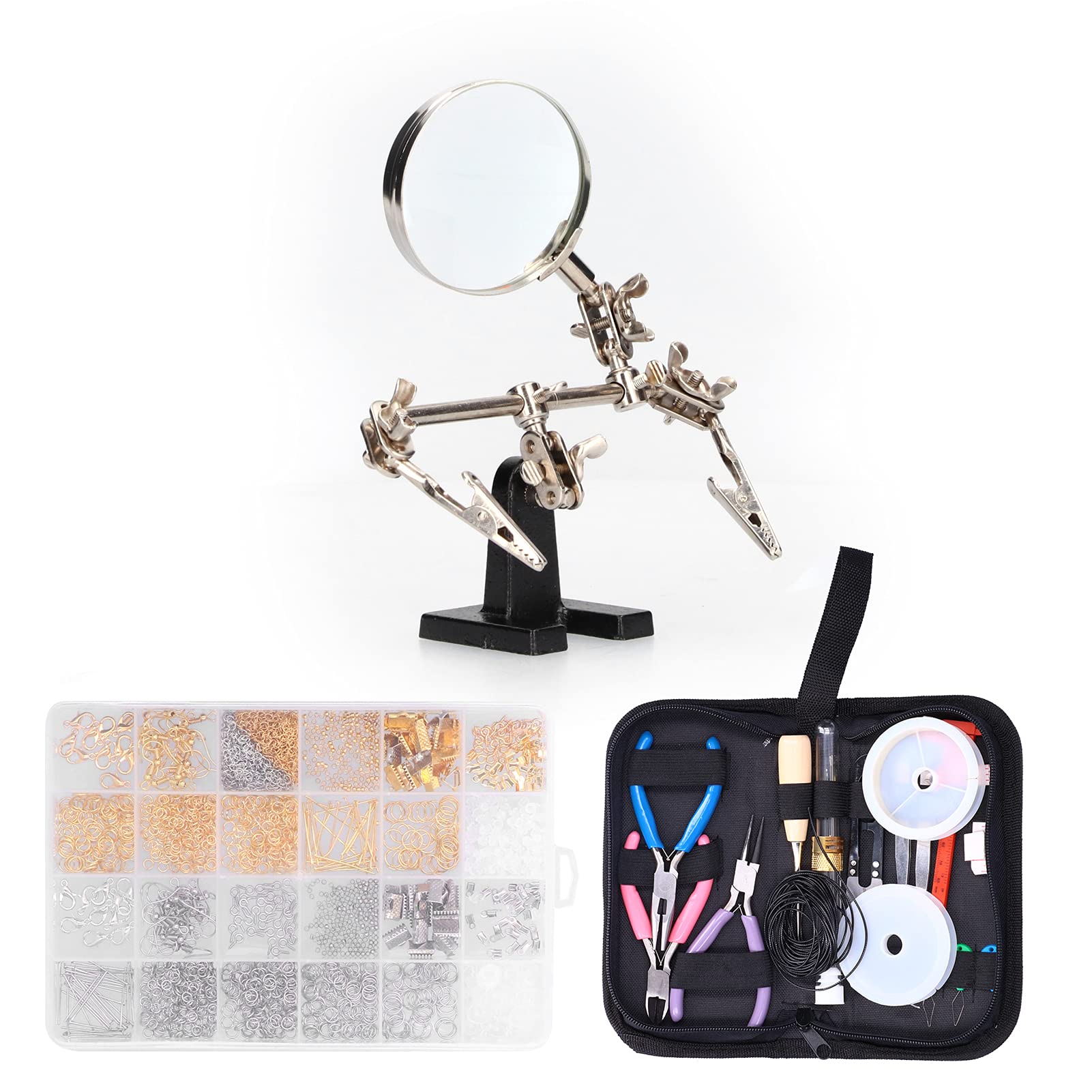 Multifunctional Jewelry Making Kit - Safe Iron & ABS Tools for DIY Jewelry Repair, Beginners, Women & Girls | Perfect for Home Crafting, Jewelry Design & Gift Making
