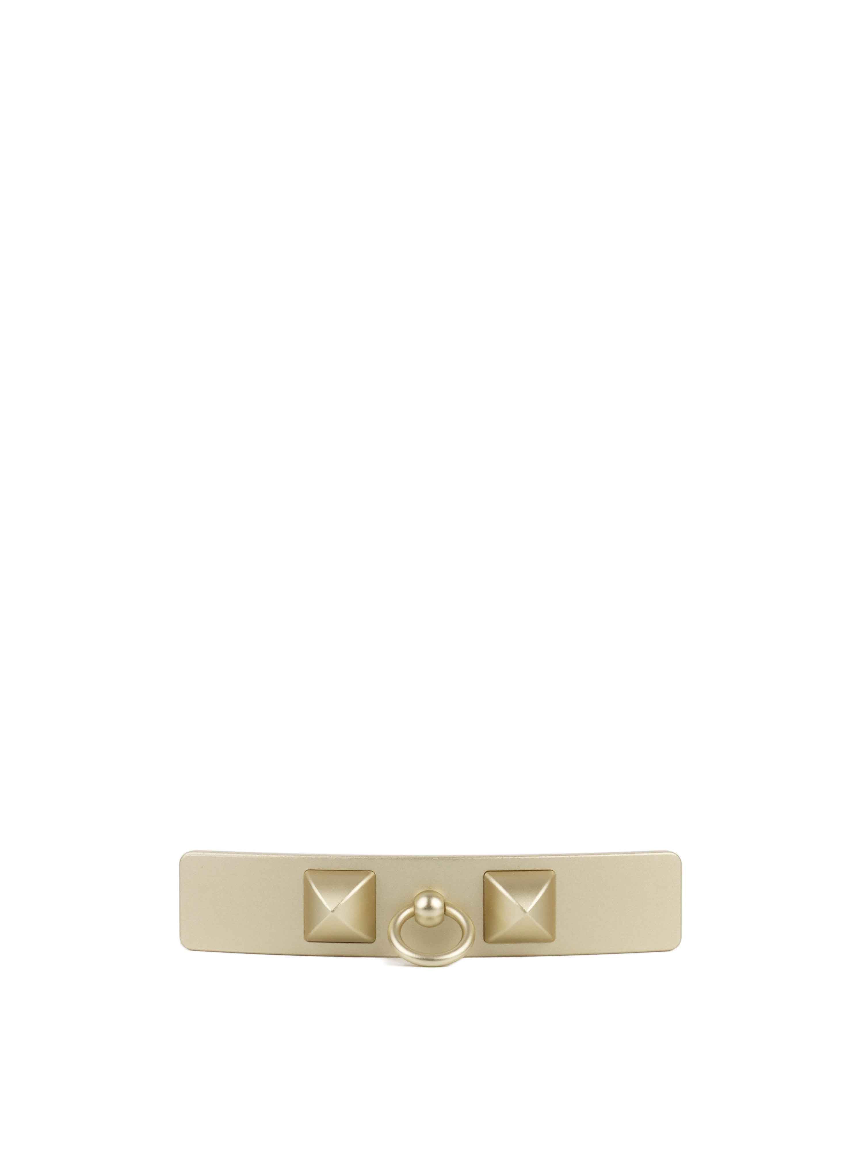 Hermes Caprice PM Hair Clip in Light Gold Doré - Elegant Hair Accessory for Women, Perfect for Parties, Weddings & Everyday Styling